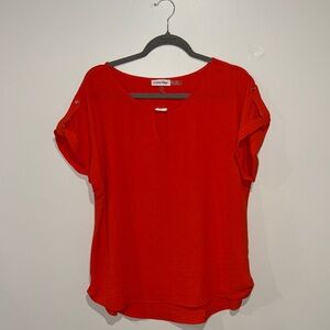 Calvin Klein Red Blouse